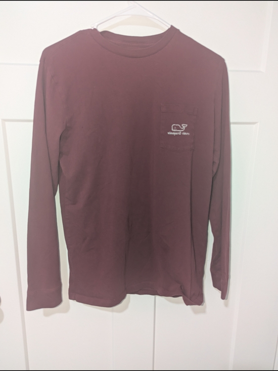 Vineyard Vines Other - Vineyard Vines Men's Or Women's Long-Sleeve Pocket Tee - Maroon